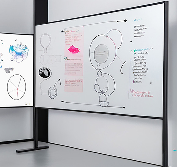 Electronic Whiteboard Display